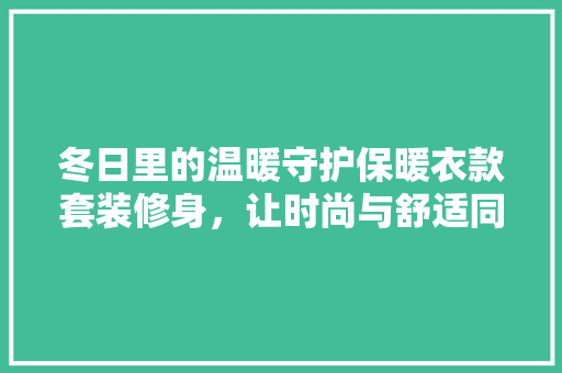 冬日里的温暖守护保暖衣款套装修身，让时尚与舒适同行